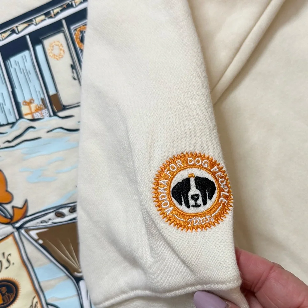 Cream Hoodie - Men's Sweatshirt - Picture 4 of 6